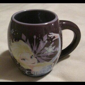 Disney Frozen Movie Lg Purple Mug Elsa Anna 18oz 532ml Coffee Cup Hot Chocolate‌